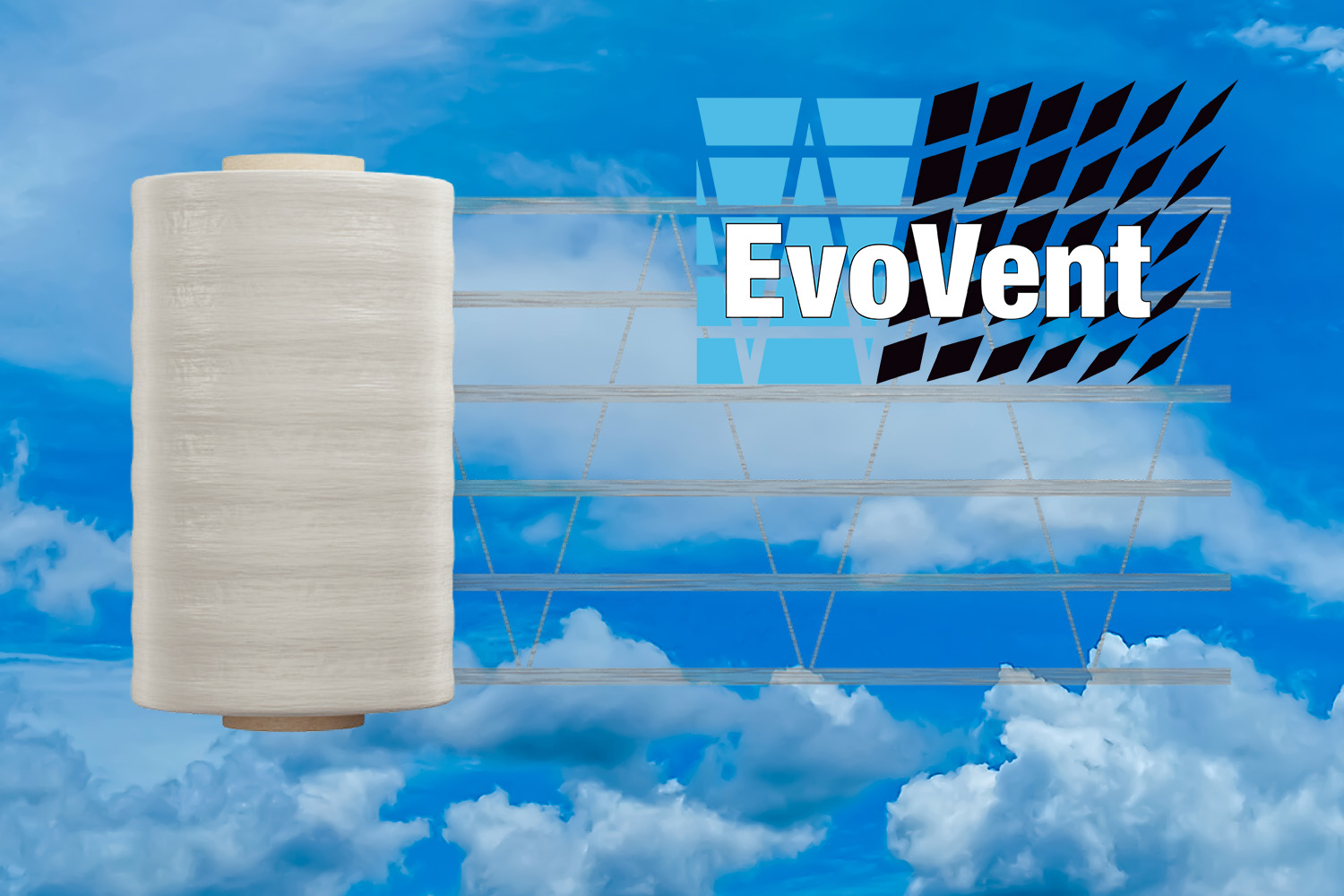 Azure Sky Adorned with Gentle White Clouds Drifting Slowly.